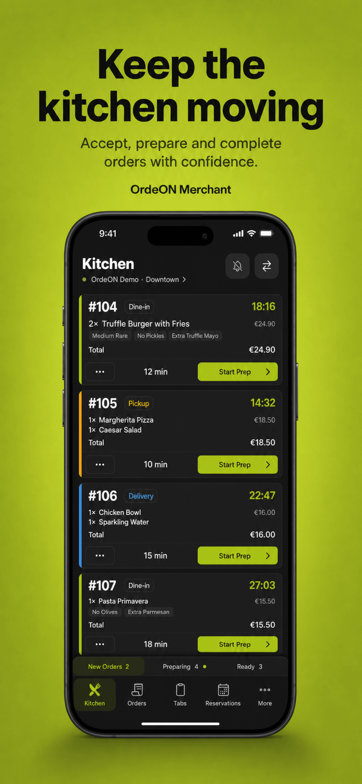 Keep the kitchen moving